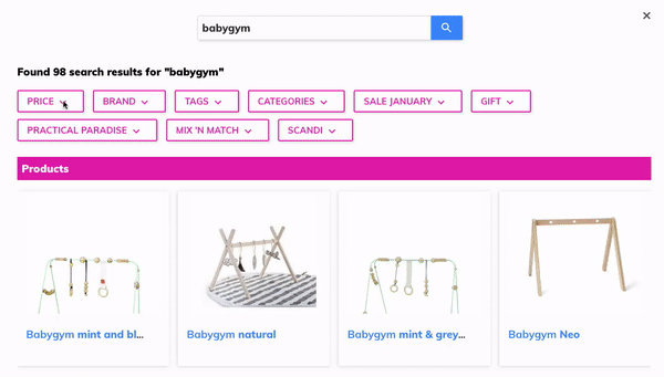 v13 search UI and UX with lightspeed